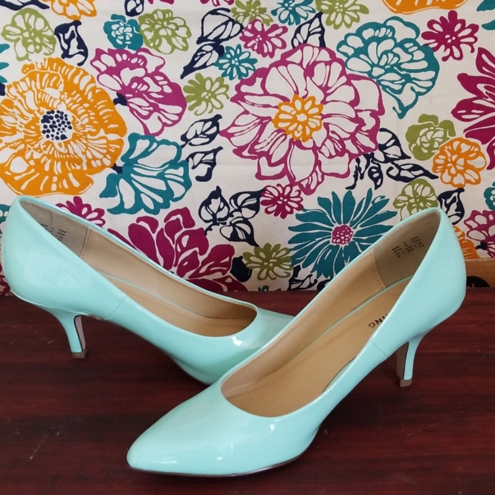 Light green heels